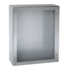 NSYS3X4320T - SPACIAL S3X stainless 304L Scotch Brite® finish H400xW300xD200 mm., Schneider Electric
