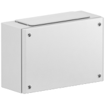 NSYSBMC153012 - Metal industrial box FL21 cable entry H150xW300xD120 IP55 IK10 RAL 7035, Schneider Electric