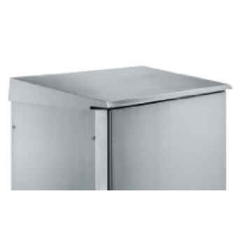 NSYSCX12040 - Stainless canopy 304L Scotch Brite® finish for enclosures W1200xD400 mm., Schneider Electric