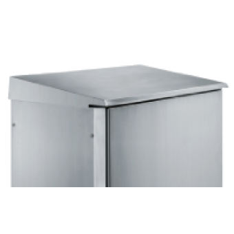 NSYSCX16060 - Stainless canopy 304L Scotch Brite® finish for enclosures W1600xD600 mm., Schneider Electric