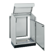 NSYSD10R - Spacial SD Compact control desk with rear panel - H1000xW1000xD597 - IP55, Schneider Electric