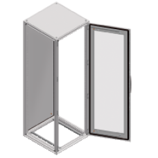 NSYSF18680T - Spacial SF enclosure glazed door - assembled - 1800x600x800 mm, Schneider Electric