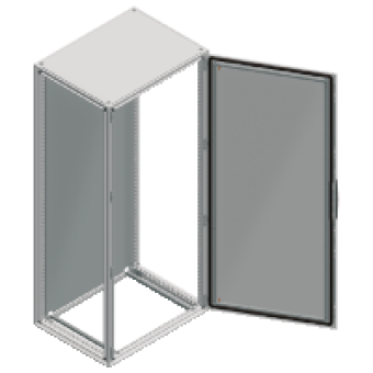 NSYSF2012802D - Spacial SF enclosure without mounting plate - assembled - 2000x1200x800 mm, Schneider Electric