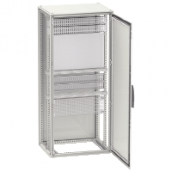NSYSF22880T - Spacial SF enclosure glazed door - assembled - 2200x800x800 mm, Schneider Electric