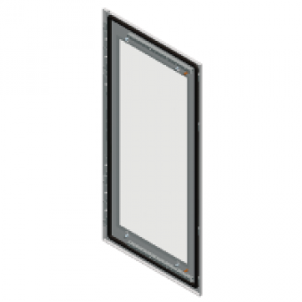 NSYSFD20122DT - Spacial SF double transparent doors - 2000x1200 mm, Schneider Electric