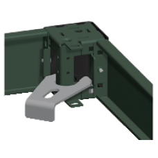 NSYSGF - Brackets for fixing the plinth to the floor - fixing points M12, Schneider Electric