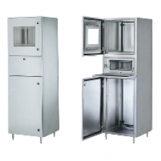 NSYSMX16660PC - Stainless 304L PC rack Micro-beading finishing H1600xW600xD600mm., Schneider Electric