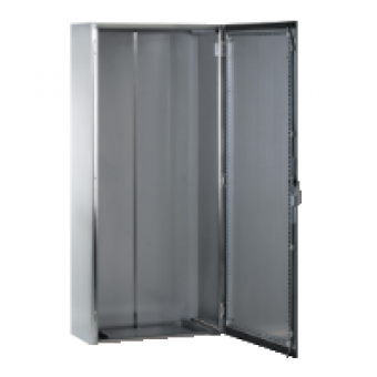 NSYSMX18640 - SMX 304L stainless monobloc enclosure H1800xW600xD400mm Scotch Brite® finish., Schneider Electric