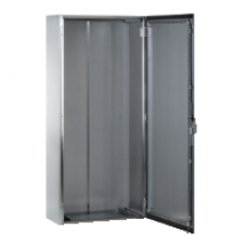 NSYSMX18840 - SMX 304L stainless monobloc enclosure H1800xW800xD400mm Scotch Brite® finish., Schneider Electric