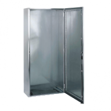 NSYSMX18840H - SMX 316L stainless monobloc enclosure H1800xW800xD400mm Scotch Brite® finish., Schneider Electric