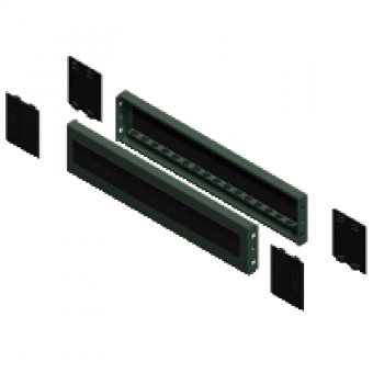 NSYSPB8100 - Spacial SF/SM panels with brush for plinth - 100x800x800 mm, Schneider Electric