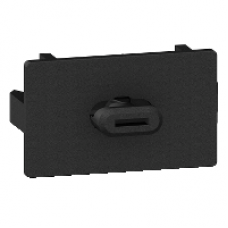 NSYSPC - Plastic foot made of black polyamide. Packaging unit: 20 pieces, Schneider Electric