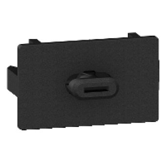 NSYSPC - Plastic foot made of black polyamide. Packaging unit: 20 pieces, Schneider Electric