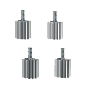 NSYSPSJ - 4 fixed screw jacks - 42mm - maximum load: 100kg per jack, Schneider Electric NSYSPSJ - 4 fixed screw jacks - 42mm - maximum load: 100kg per jack, Schneider Electric