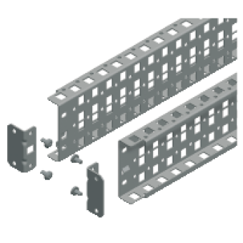 NSYSUCR90120 - Spacial SF/SM universal cross rails - 90 mm, Schneider Electric