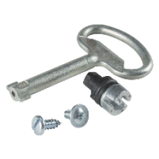 NSYTDBCRN - Double bar lock insert 3mm (standard) material: zamac., Schneider Electric NSYTDBCRN - Double bar lock insert 3mm (standard) material: zamac., Schneider Electric