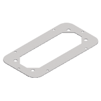 NSYTLDFL - with 1 FL21 cutouts for S3D encl. RAL7035. L345xW130, Schneider Electric