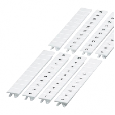NSYTRAB810 - Clip in marking strip 8mm 10 characters 1 to 10 printed horizontally white, Schneider Electric NSYTRAB810 - Clip in marking strip 8mm 10 characters 1 to 10 printed horizontally white, Schneider Electric