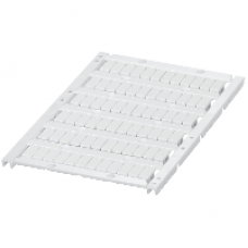 NSYTRABPV5 - Marking card with 6 strips 5mm Unprinted 72 characters white, Schneider Electric NSYTRABPV5 - Marking card with 6 strips 5mm Unprinted 72 characters white, Schneider Electric