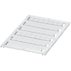 NSYTRABPV8 - Marking card with 6 strips 8mm Unprinted 42 characters white, Schneider Electric NSYTRABPV8 - Marking card with 6 strips 8mm Unprinted 42 characters white, Schneider Electric