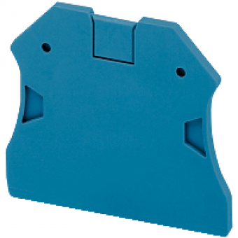 NSYTRAC22BL - NSYTR end cover for screw single-level terminal block 1x1 - 2.5 to 10mm² BL, Schneider Electric