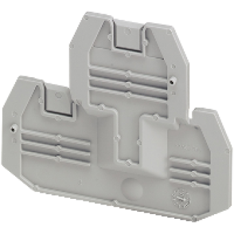 NSYTRACE24 - NSYTR end cover for screw double-level terminal block 1x1 - 2.5 to 4mm², Schneider Electric