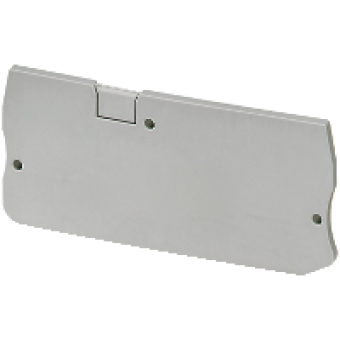 NSYTRACP43 - NSYTR end cover for push-in single-level terminal block 1x2 - 4mm², Schneider Electric