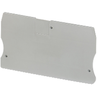 NSYTRACR162 - NSYTR end cover for spring single-level terminal block 1x1 - 16mm², Schneider Electric