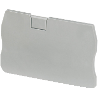 NSYTRACR22 - NSYTR end cover for spring and push-in single-level terminal block 1x1 - 2.5mm², Schneider Electric