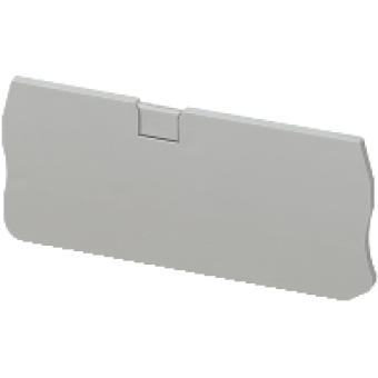 NSYTRACR24 - NSYTR end cover for spring and push-in single-level terminal block 2x2 - 2.5mm², Schneider Electric