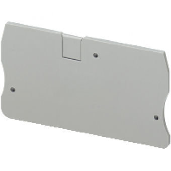 NSYTRACR62 - NSYTR end cover for spring single-level terminal block 1x1 - 6mm², Schneider Electric