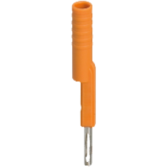 NSYTRAFTYE - NSYTR yellow test plug adaptor for plug-in bridge, Schneider Electric