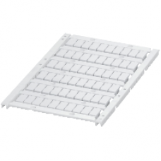 NSYTRAXPV6 - Marking card for NSY 6mm with 6 strips 60 characters Unprinted white, Schneider Electric