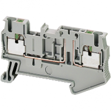 NSYTRP22TB - Linergy carrier disc block - 2.5mm² 20A single-level 1x1 push-in, Schneider Electric