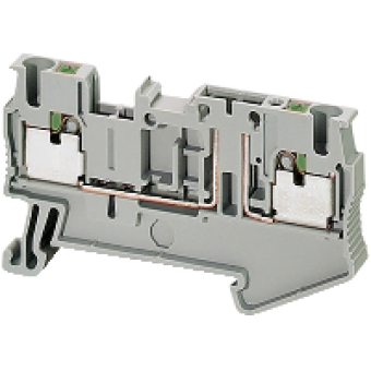 NSYTRP22TB - Linergy carrier disc block - 2.5mm² 20A single-level 1x1 push-in, Schneider Electric
