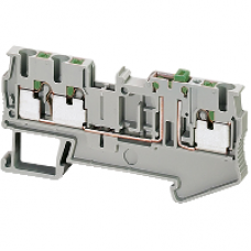 NSYTRP23SC - Linergy blade disc. block - 2.5mm² 20A single-level 1x2 push-in, Schneider Electric