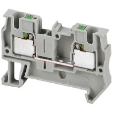 NSYTRP42 - Linergy passthrough terminal block - 4mm² 32A single-level 1x1 push-in - grey, Schneider Electric
