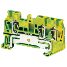 NSYTRR23PE - Linergy earth terminal block - 2.5mm² single-level 1x2 spring - green-yellow, Schneider Electric