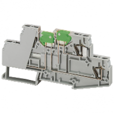 NSYTRR24SCD - Linergy carrier disc block - 2.5mm² 16A double-level 1x1 spring, Schneider Electric