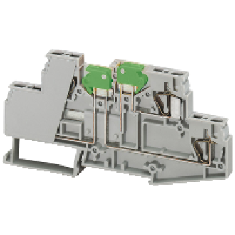 NSYTRR24SCD - Linergy carrier disc block - 2.5mm² 16A double-level 1x1 spring, Schneider Electric