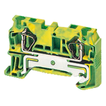 NSYTRR42PE - Linergy earth terminal block - 4mm² single-level 1x1 spring - green-yellow, Schneider Electric