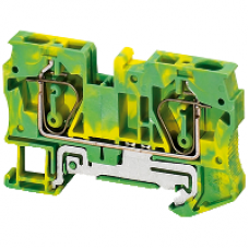 NSYTRR62PE - Linergy earth terminal block - 6mm² single-level 1x1 spring - green-yellow, Schneider Electric