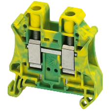 NSYTRV102PE - Linergy earth terminal block - 10mm² 76A single-level 1x1 screw - green-yellow, Schneider Electric