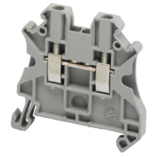 NSYTRV22 - Linergy passthrough terminal block - 2.5mm² 24A single-level 1x1 screw - grey, Schneider Electric