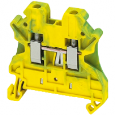 NSYTRV22PE - Linergy earth terminal block - 2.5mm² single-level 1x1 screw - green-yellow, Schneider Electric