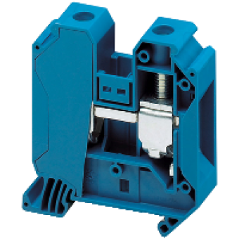 NSYTRV352BL - Linergy passthrough terminal block - 35mm² 125A single-level 1x1 screw - blue, Schneider Electric