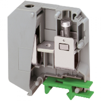 NSYTRV502 - Linergy passthrough terminal block - 50mm² 150A single-level 1x1 screw - grey, Schneider Electric