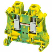 NSYTRV62PE - Linergy earth terminal block - 6mm² single-level 1x1 screw - green-yellow, Schneider Electric