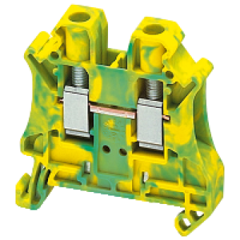 NSYTRV62PE - Linergy earth terminal block - 6mm² single-level 1x1 screw - green-yellow, Schneider Electric