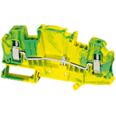 NSYTRV62TTPE - Linergy earth terminal block - 6mm² single-level 1x1 screw - green-yellow, Schneider Electric